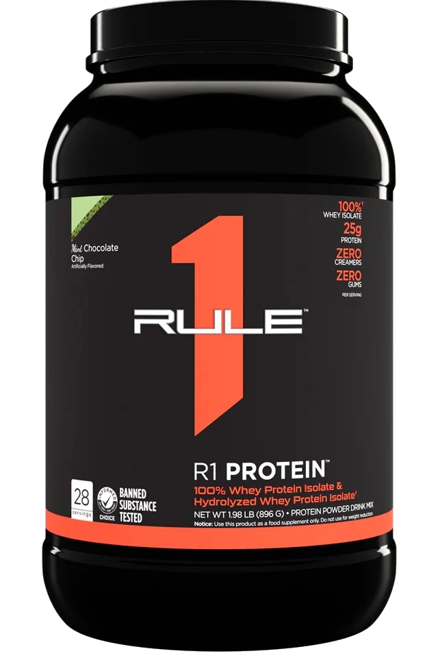 Rule 1 R1 Protein — Mint Chocolate Chip, 2 lb