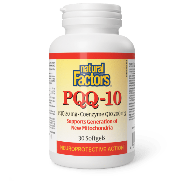 Natural Factors PQQ & CoQ10 20/200 mg — 30 Softgels