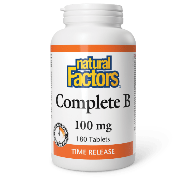 Natural Factors Complete B 100 mg — 180 Time Release Tablets