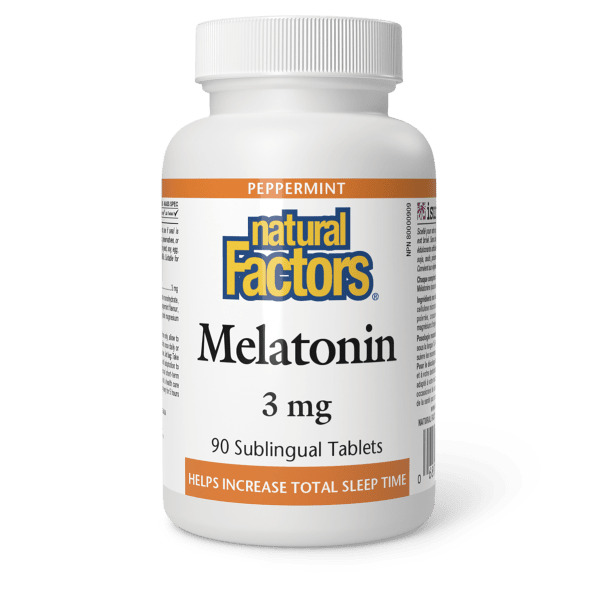Natural Factors Melatonin Sublingual — 90 Tablets