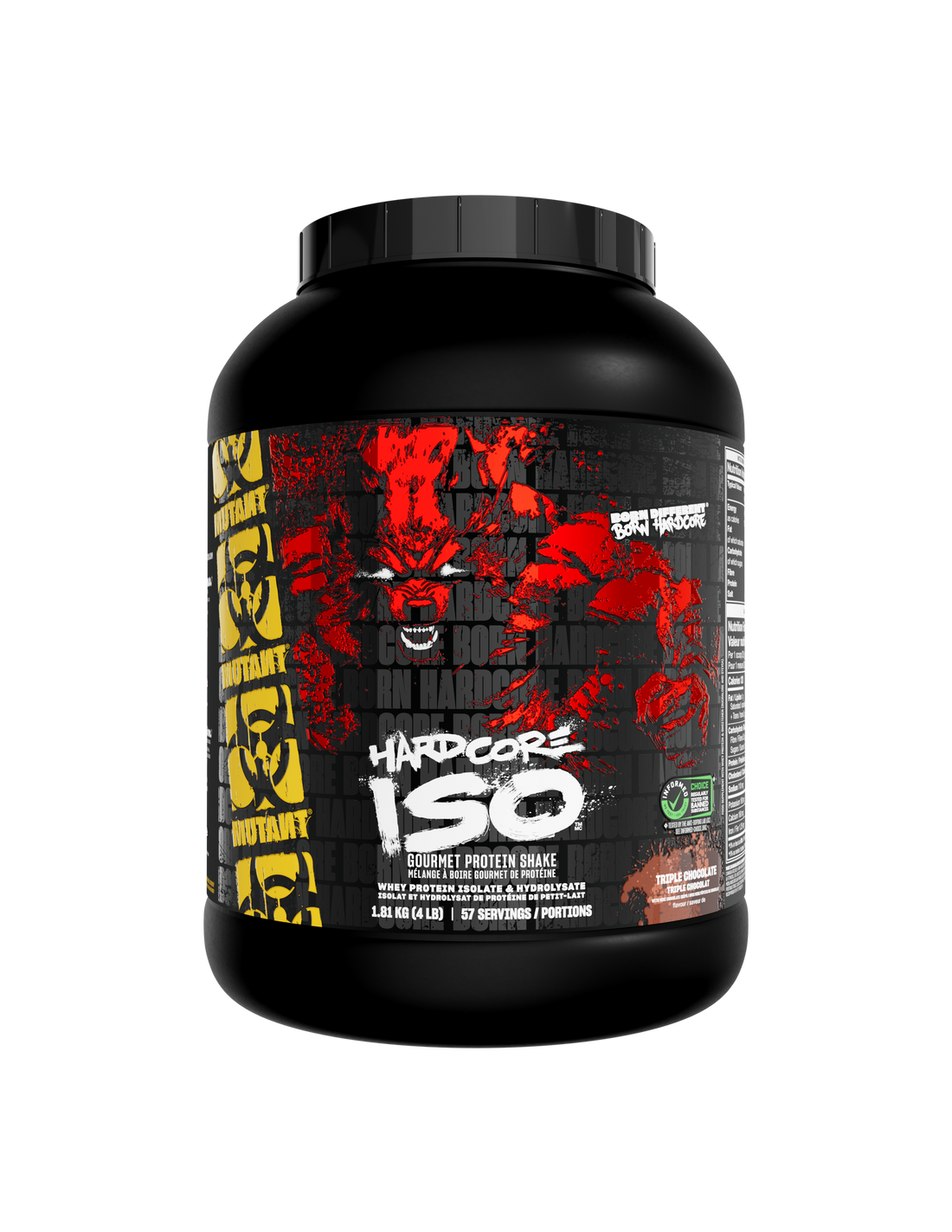 MUTANT HARDCORE ISO Whey Isolate, 4 lb