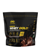 PVL Whey Gold Protein, 4 lb Triple Chocolate Brownie Overload packaging