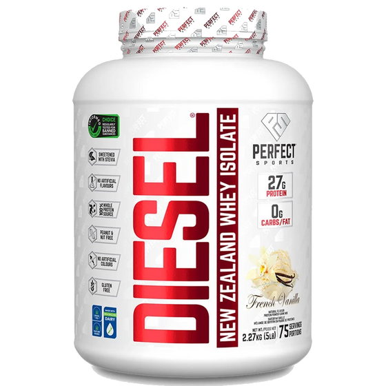 Perfect Sports Diesel Whey Protein Isolate, 5 lb