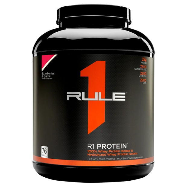 Rule 1 R1 Protein — Strawberries & Creme, 5 lb