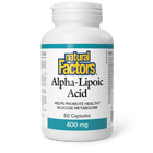 Natural Factors Alpha Lipoic Acid 400mg 60 capsules