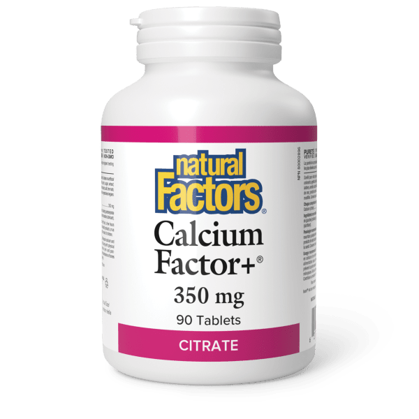 Natural Factors Cal Factor 350 mg — 90 Tablets