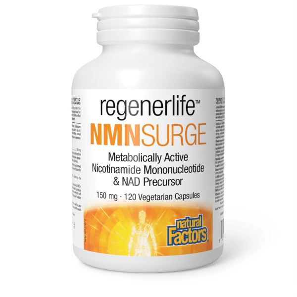 Natural Factors NMN Surge — 120 Veggie Capsules