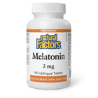 Natural Factors Melatonin 3mg peppermint 90 tablets