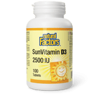 Natural Factors SunVitamin D3 2500IU 100 tablets