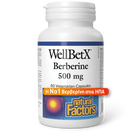 Natural Factors WellBetX Berberine 500mg 60 capsules