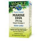 Whole Earth and Sea Marine DHA Vegan Omega 3 30 softgels