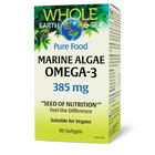 Whole Earth and Sea Marine Algae Omega 3 90 softgels