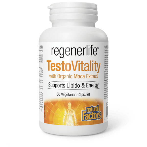 Natural Factors regenlife TestoVitality — 60 Veggie Capsules
